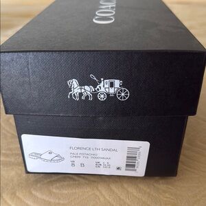 Coach Florence Leather Sandal